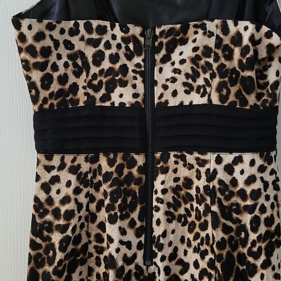 Forever 21 Cheetah Print Minidress Size Small - Picture 4 of 7